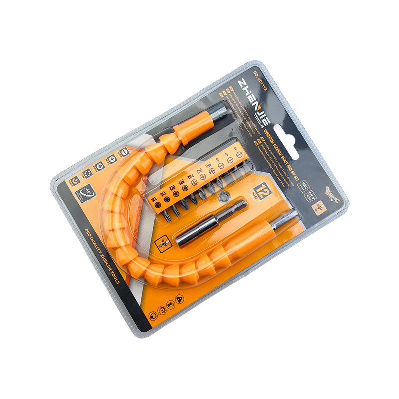 12 piezas de eje flexible universal y juego de bits